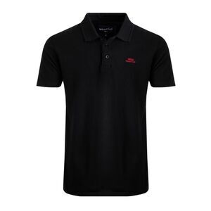 Weird Fish Mens Giles Pique Polo Shirt / Black